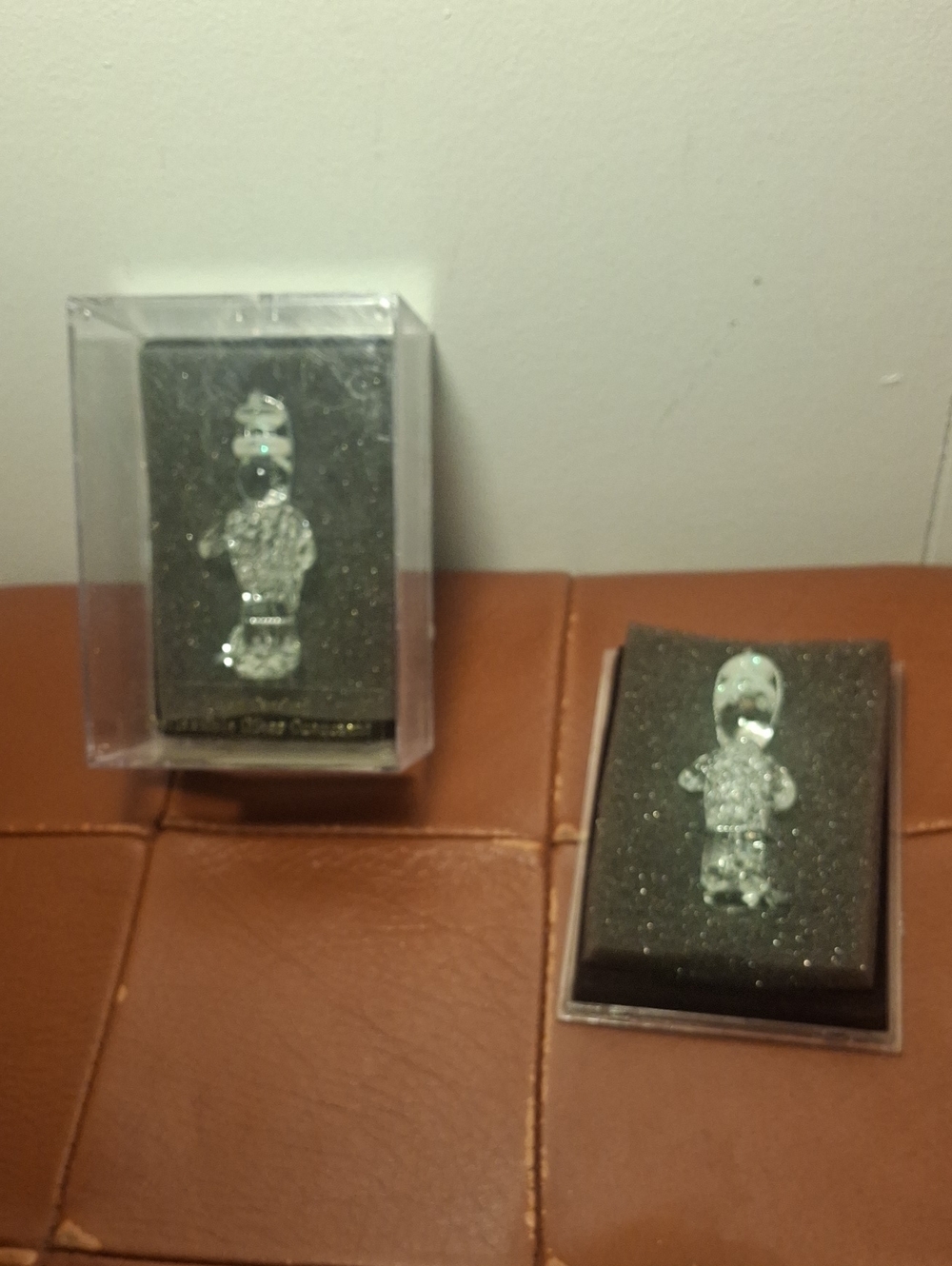 2-Handcrafted Collectible Glass Ornaments